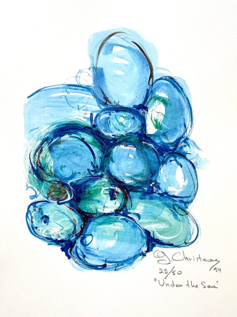Abstract Art Print Teddy Bears